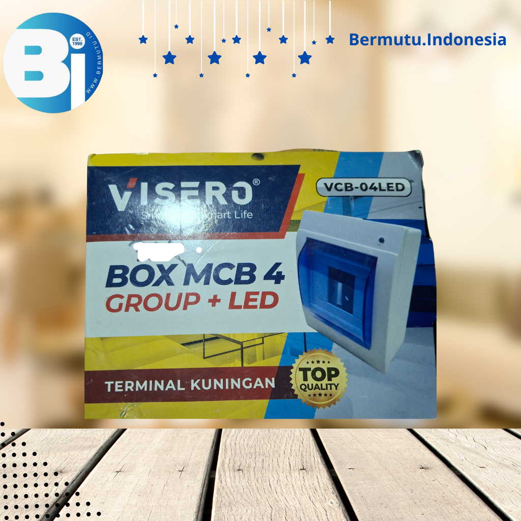 Jual Box MCB VISERO 4 Group + LED Indicator - Panel Listrik MCB ...