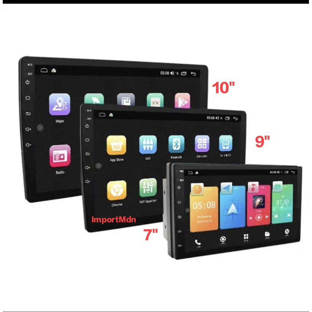 Jual Headunit Android 9” & 7” Ram4/64GB with Cooling Fan Carplay ...