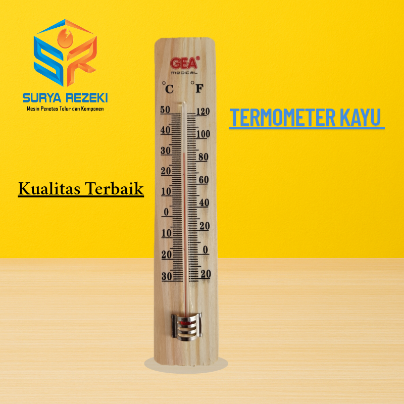 Jual Thermometer kayu gea Termometer gea untuk Mesin Tetas Telur Full ...