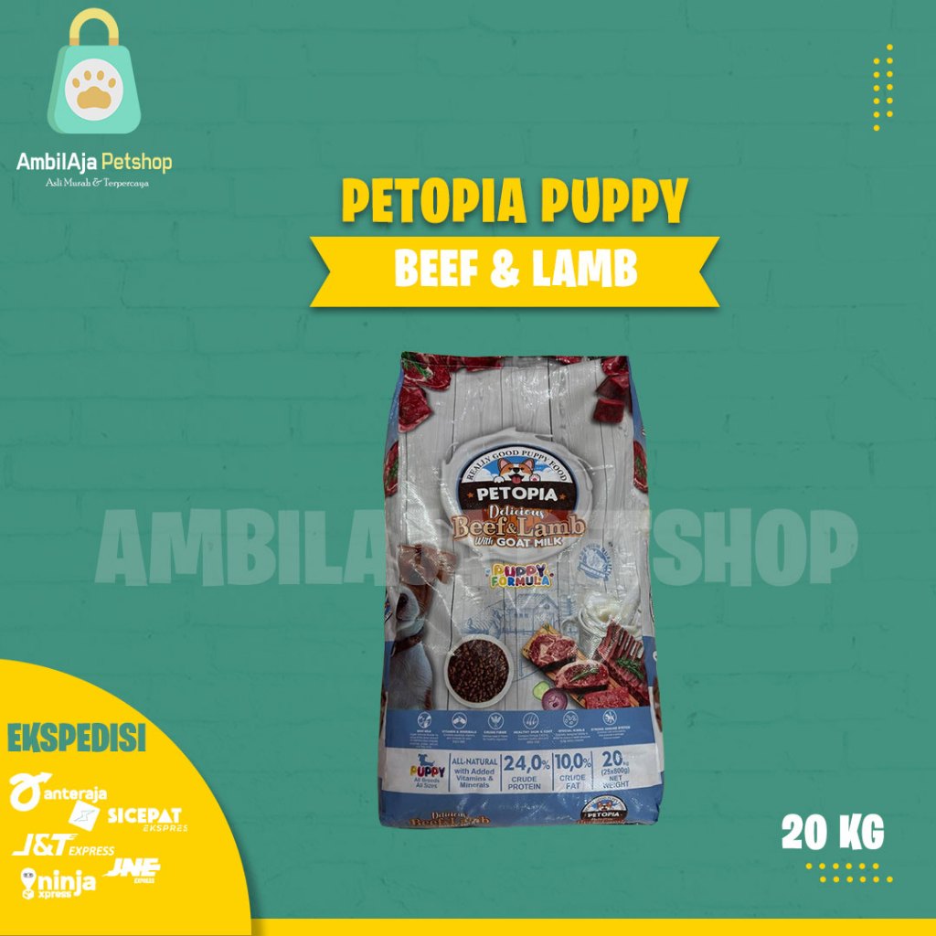Jual PETOPIA Makanan Anjing Petopia 20Kg Dry Food - Grab Gojek Shopee ...