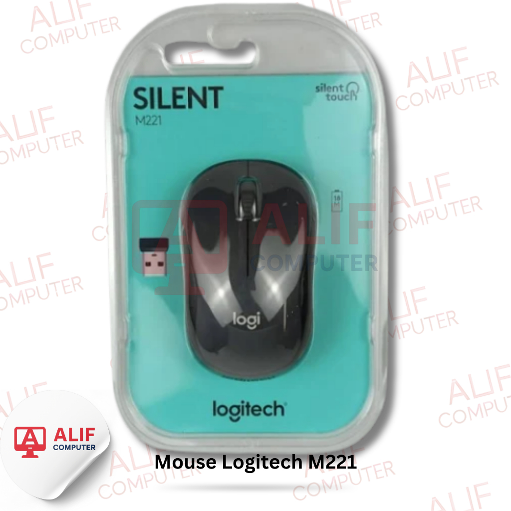 Jual Logitech M221 Silent Wireless Mouse – Original, Senyap, Nyaman ...