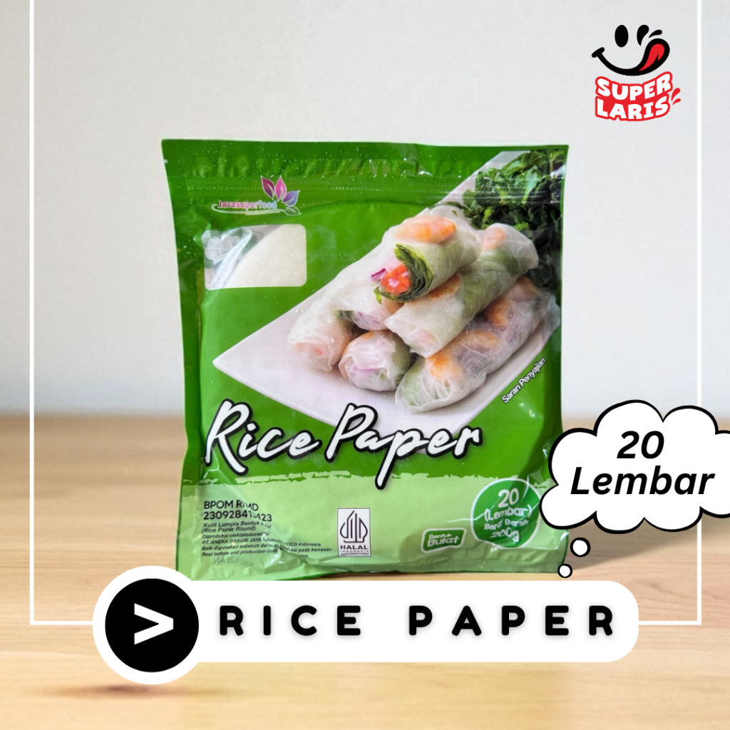 Jual Rice Paper Bulat isi 20 Lembar - 200gram | Shopee Indonesia