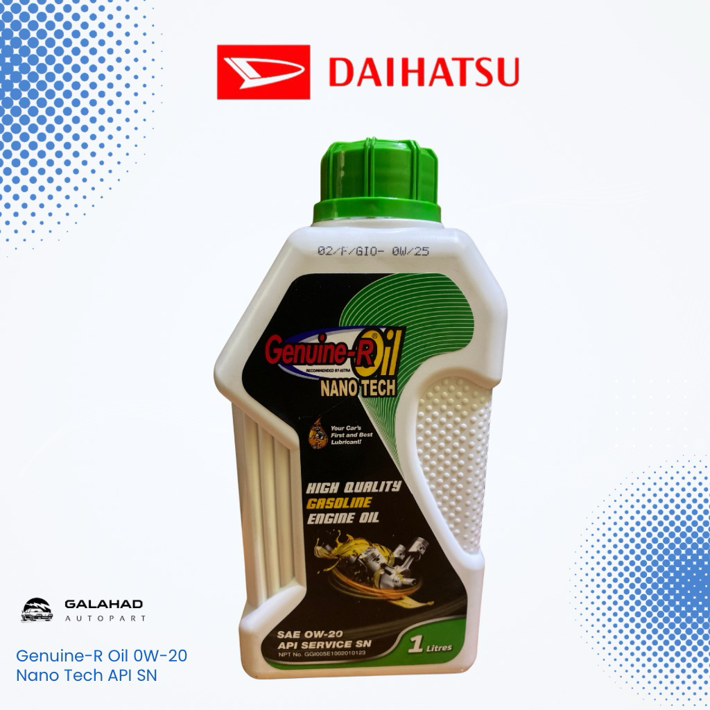 Jual Oli Mesin Mobil Genuine R OIL NANO TECH SAE 0W-20 API SN | Shopee ...