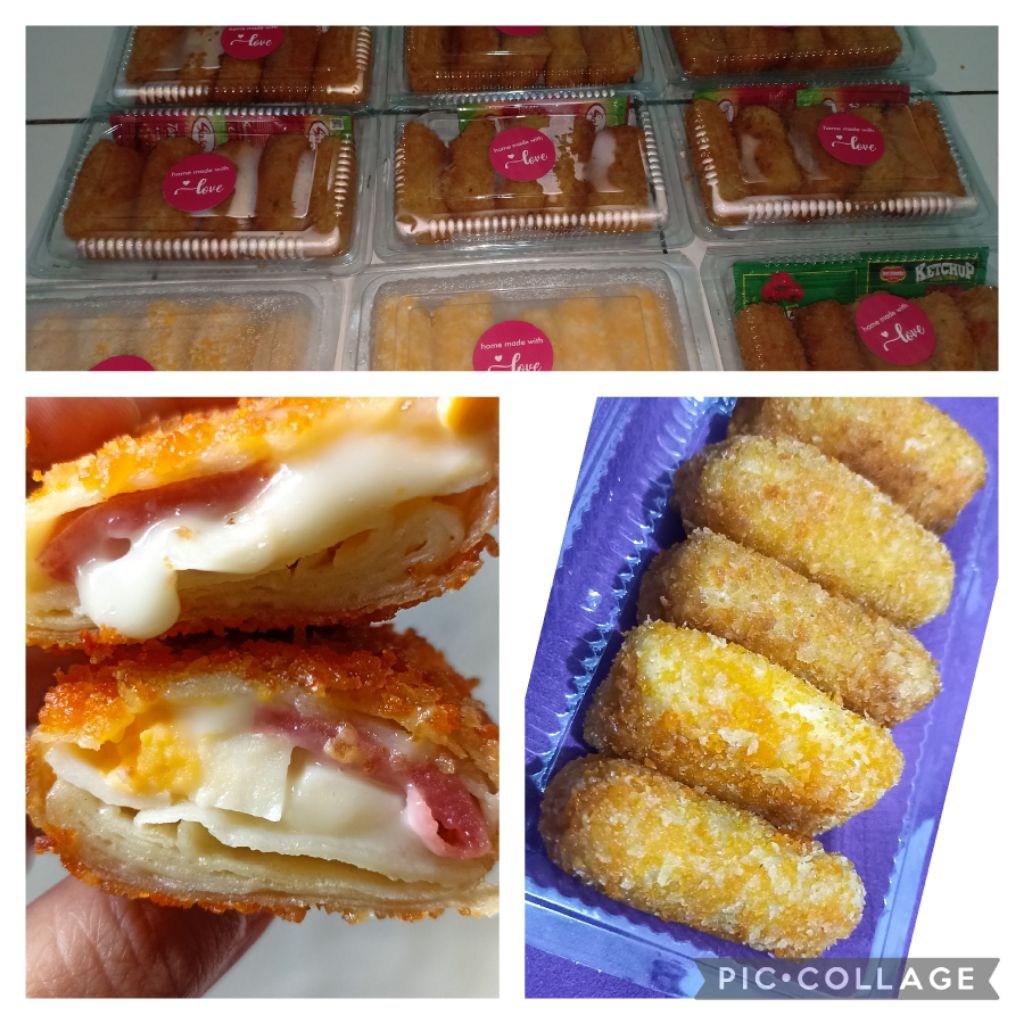 Jual risol mayo risoles cheese keju smoke beef telur Frozen food stok ...