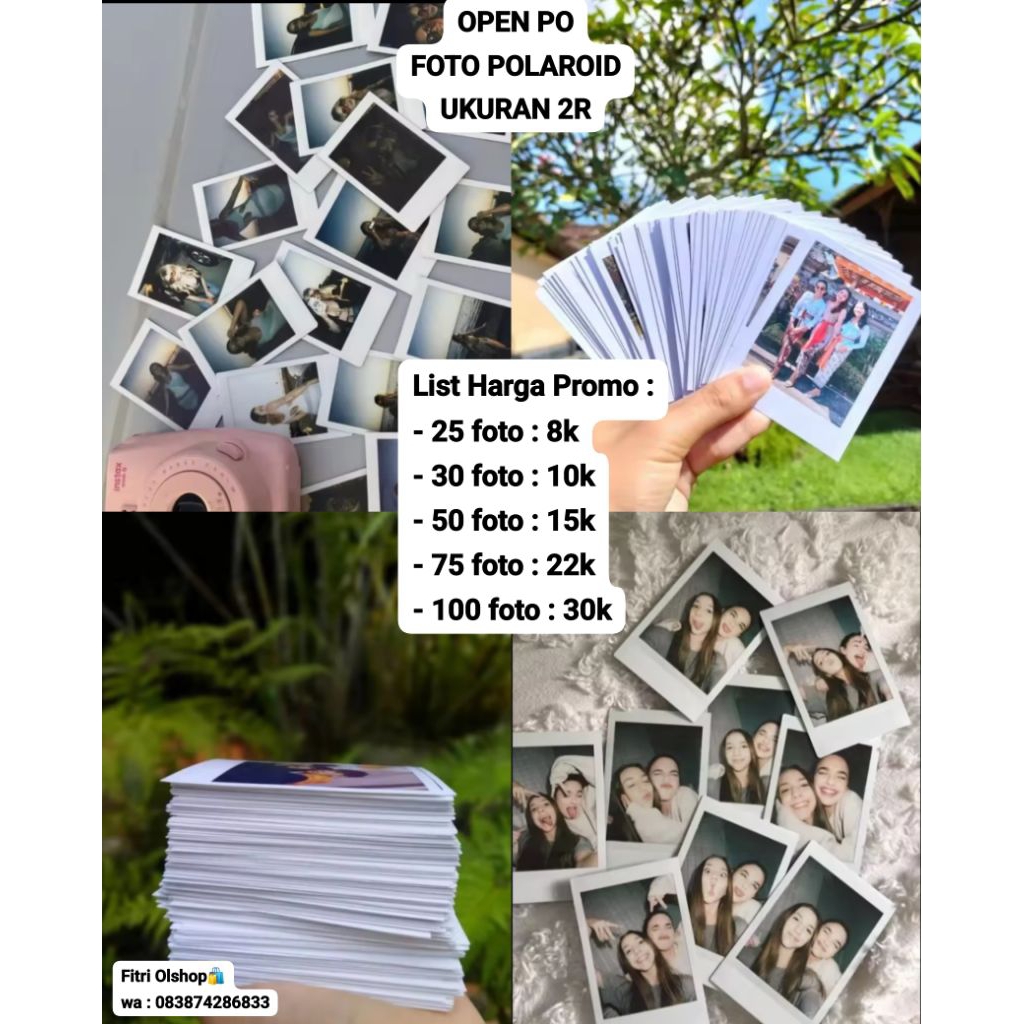 Jual foto polaroid ukuran 2R by fitri olshop | Shopee Indonesia
