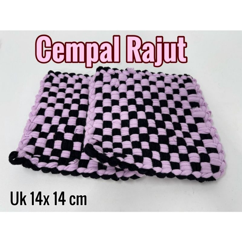 Jual LAP RAJUT CEMPAL Kain Lap Pegangan Penahan Anti Panas Panci Wajan ...