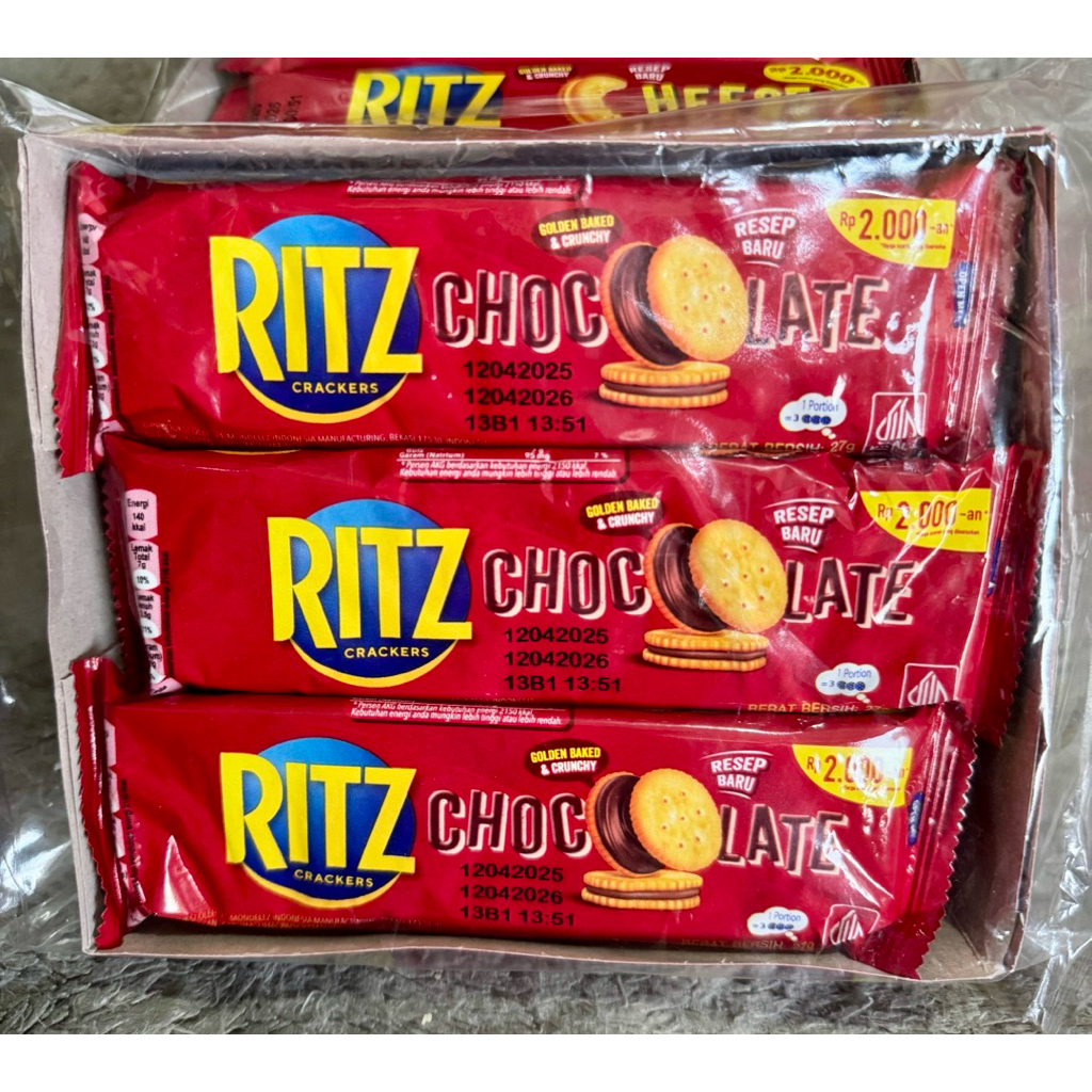Jual RITZ Crakers biskuit box ( 27g x 12 ) ECER Perbox | Shopee Indonesia