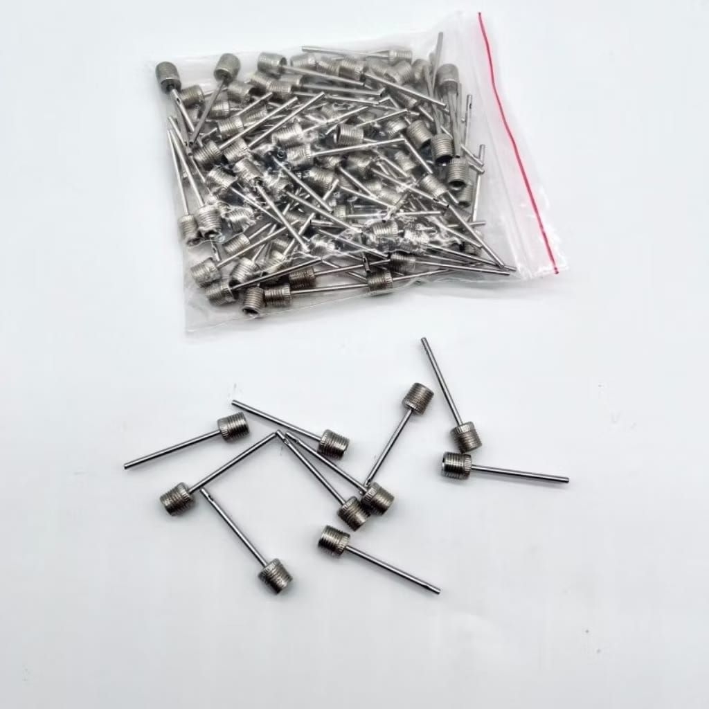 Jual 25 Pcs Jarum Pentil Pompa Bola / Pentil Cop Besi | Shopee Indonesia