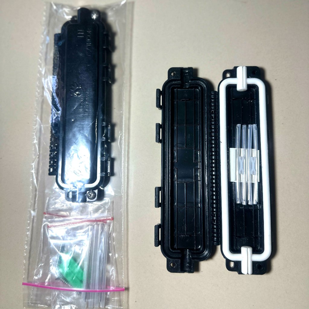Jual GROSIR JOINT BOX JOIN CLOSUR CLOSURE MINI 2 / 4 CORE PELINDUNG ...