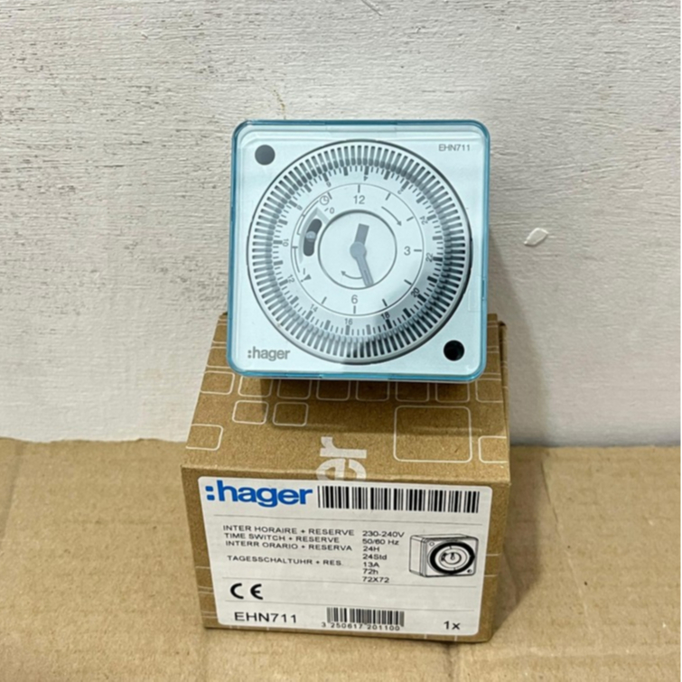 Jual Timer EH711 24Hour 200hrs Hager (France) EH711/EHN711 ORIGINAL ...