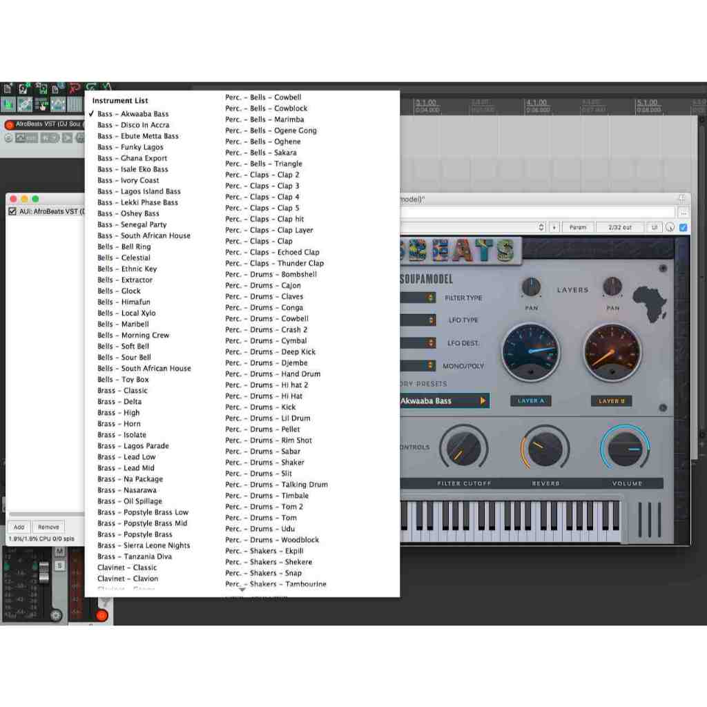 Jual StudioLinked - Afrobeats - vsti plugin Afrobeat All-in-One ...