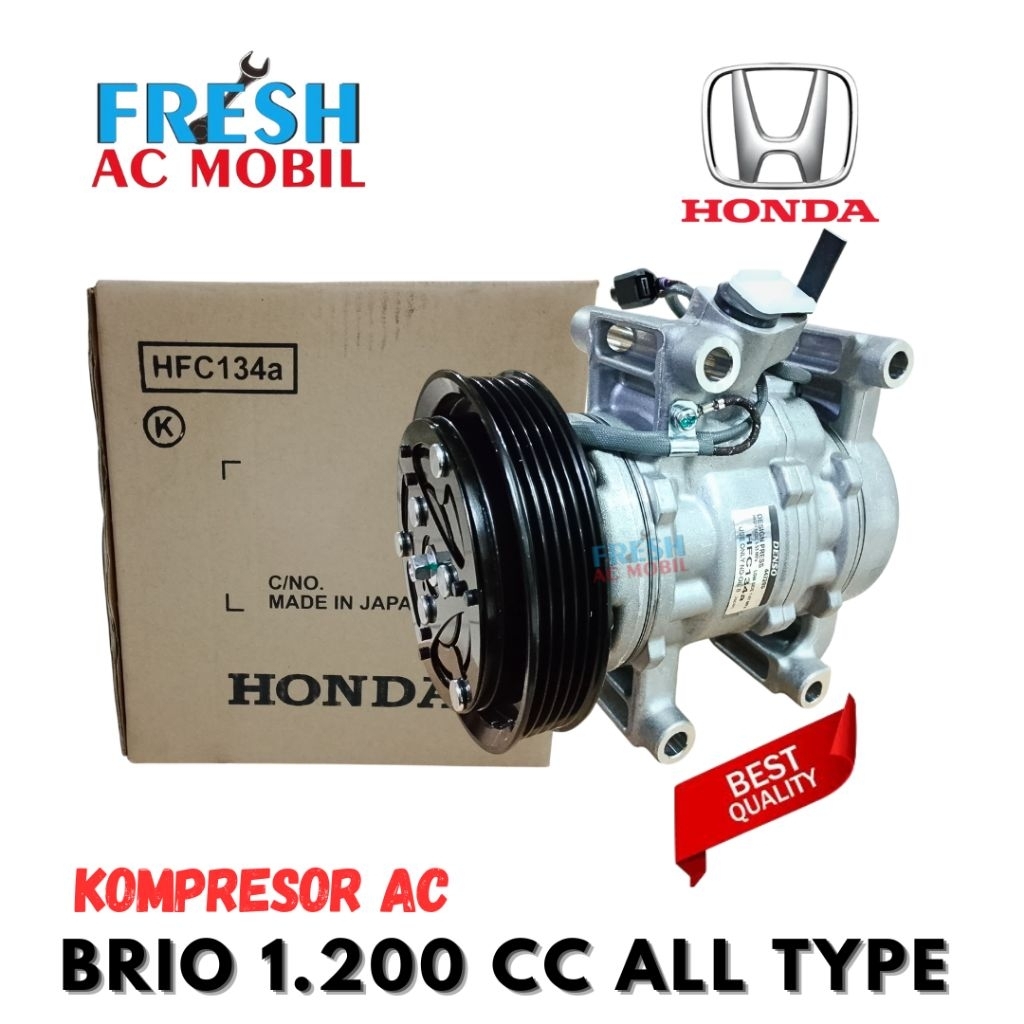 Jual Kompresor AC Honda Brio 1,2 CC Brio Satya Compressor Honda Brio 1 ...