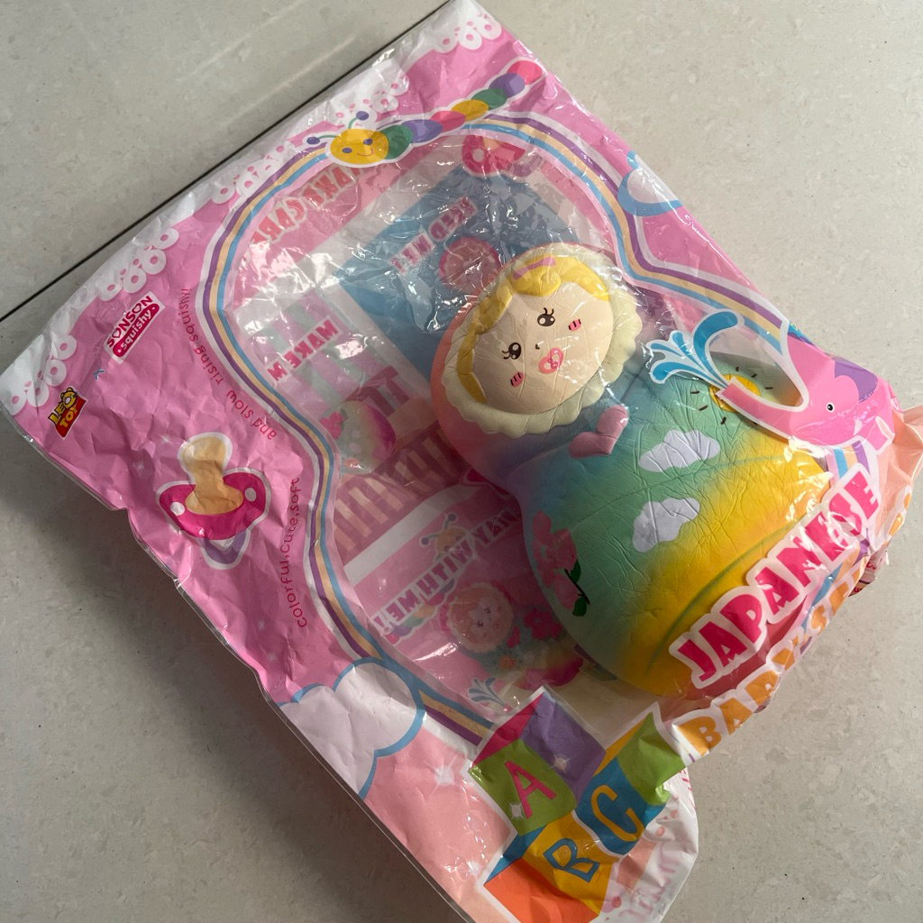 Jual Jumbo Japanese Baby Squishy Licensed by SonSon Squishy Rare ...