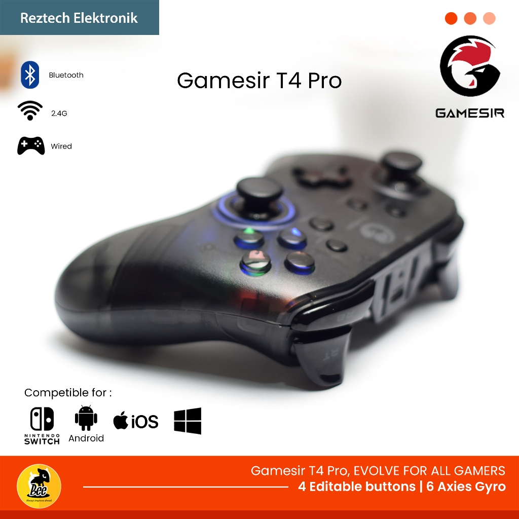 Jual Gamesir T4 Pro controller Joystick Wireless for PC Nintendo ...