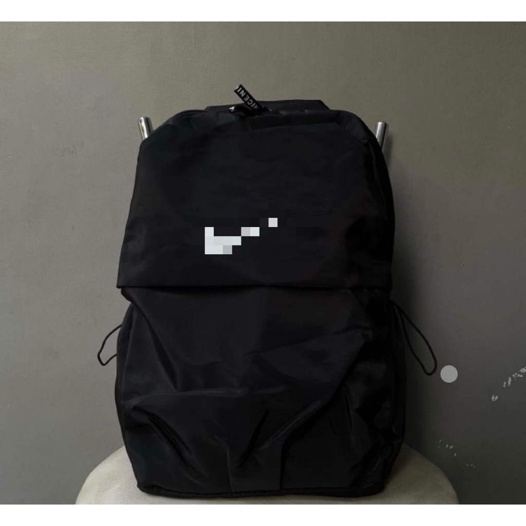 Jual TAS RANSEL SWOOSH BASIC LOGO ORIGINAL BLACK WHITE BACKPACK /TAS ...