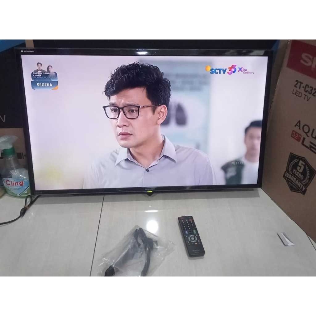 Jual [+free packing kayu] Led Sharp 32 Inch Digital TV Kondisi bekas ...