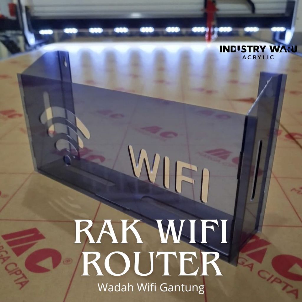 Jual Rak Wifi Router Gantung Rak Dekorasi Dinding Serbaguna Minimalis ...