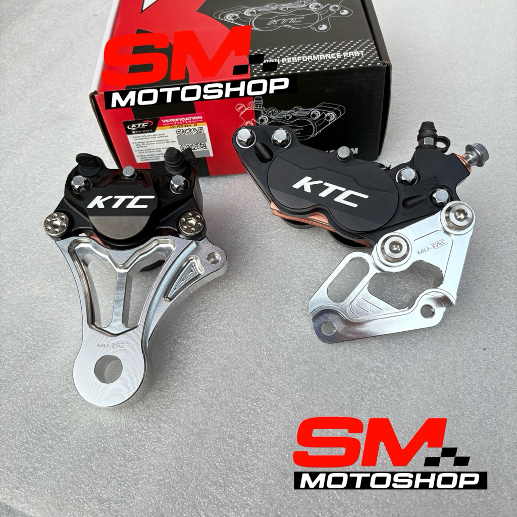Jual kaliper ktc racing 1set F-4p/R-2p full cnc motor ninja r ninja150 ...