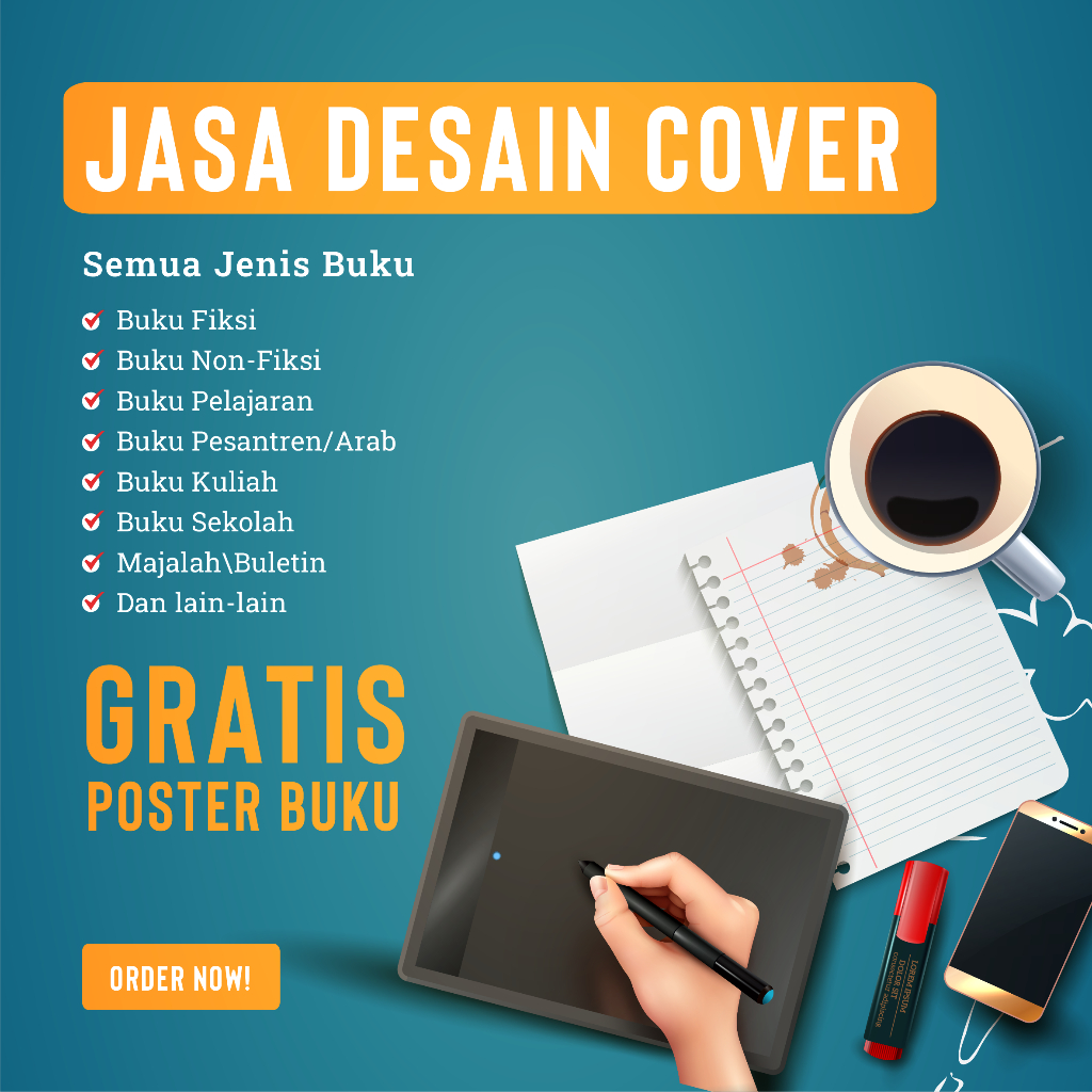 JASA DESAIN COVER BUKU