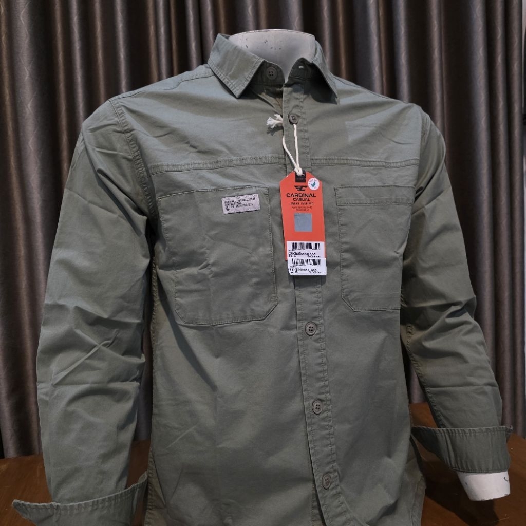 Jual Kemeja Pria Tangan Panjang Cardinal Casual Adventure Premium New ...