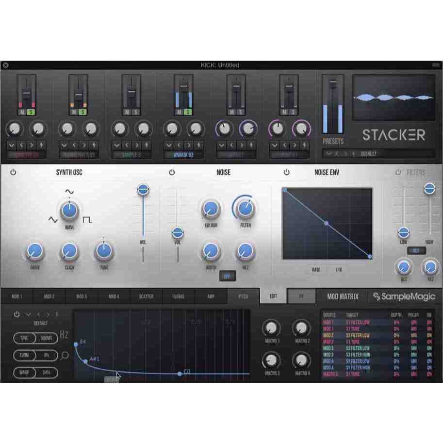 Jual Sample Magic - Stacker - vsti plugin Drum Layering Plugin ...