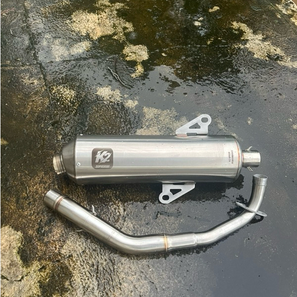 Jual knalpot standar racing nmx pcx vario aerox beat scoopy original k2 ...