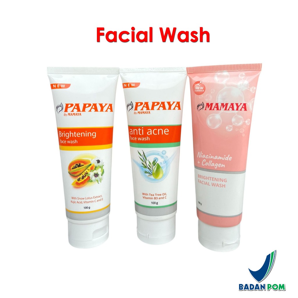Sabun Papaya By Mamaya Facial Wash Acne Face Wash Brightening Sabun Muka Pepaya Cair