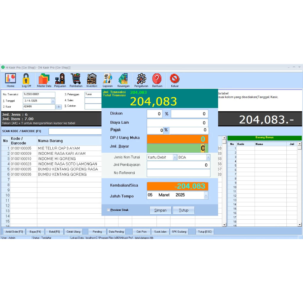 Jual Software Hi kasir Pro 2024.2 Unlimited Komputer | Shopee Indonesia