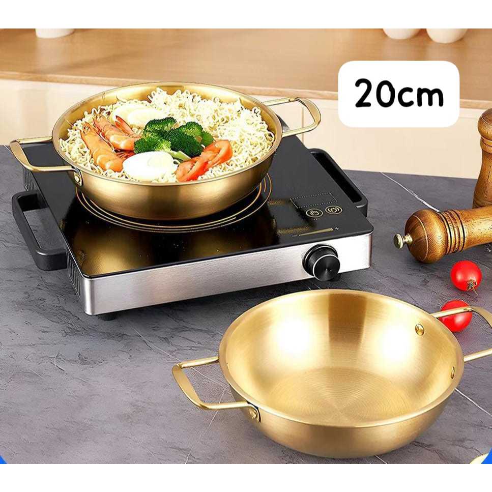 Jual Panci Ramyun Korea / Panci Ramen Gold Ramen Korea Ukuran 20cm ...