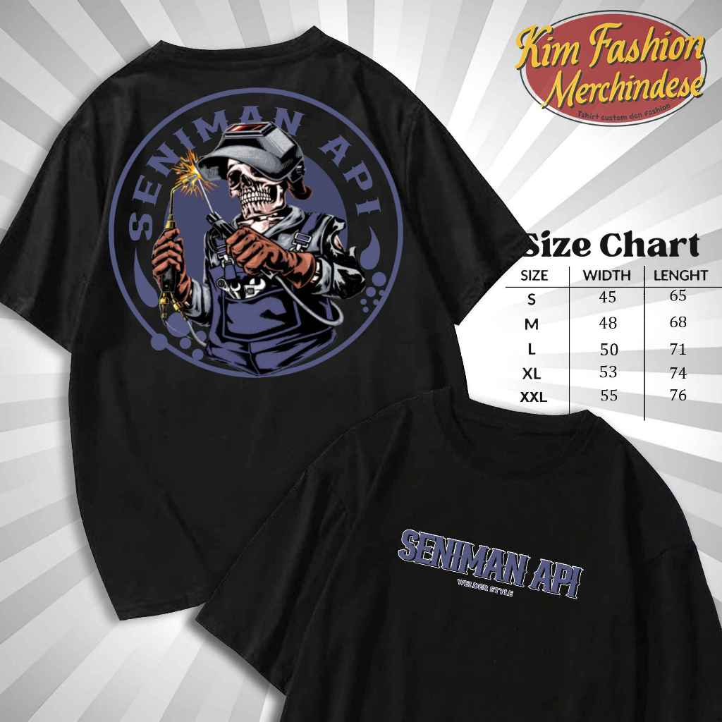 Jual KIMFASHION988 - Kaos SENIMAN API - WELDER STYLE - COCOK UNTUK ...