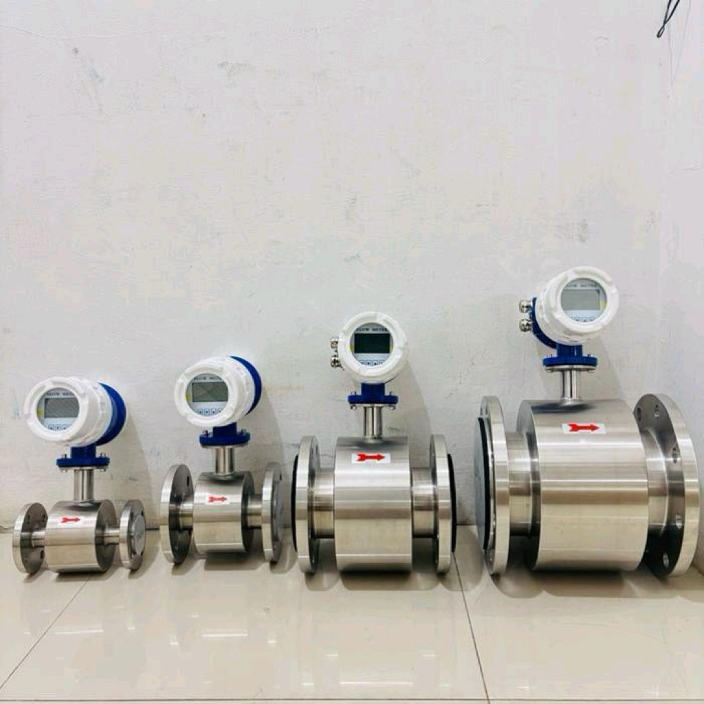 Jual FLow Meter Electromagnetic SS304 DN100 Flowmeter Size 4" Inch ...