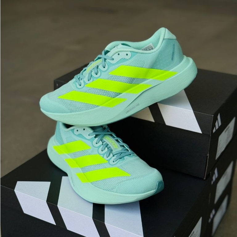 Jual Adidas Adizero Evo SL Semi Flash Aqua Lucid Lemon Womens (100% ...