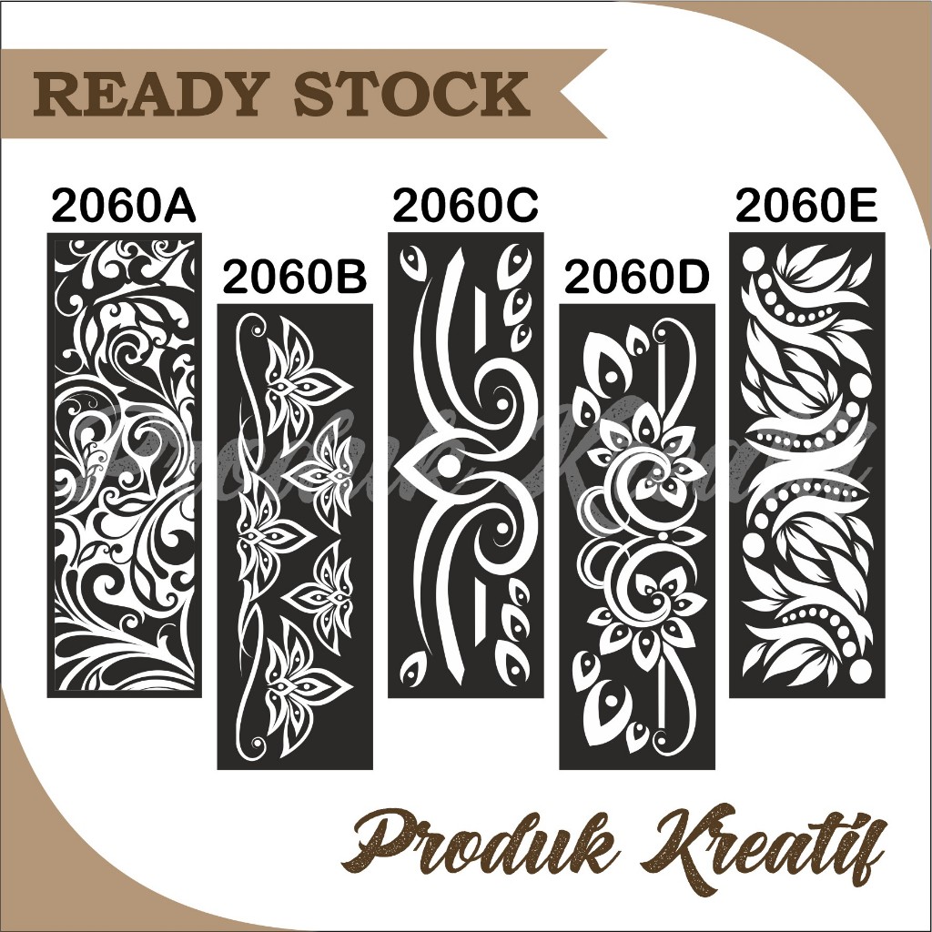 Jual Cutting Laser CNC Ornament Potong Plat Besi Tebal 1,5mm Pagar ...