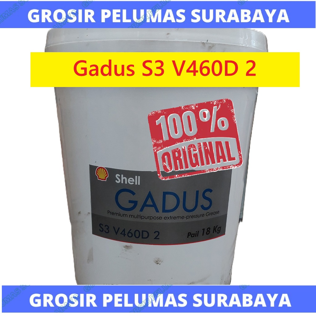 Jual Original Grease Shell Gadus S3 V460D 2 V 460 D 2 Gemuk Shell ...