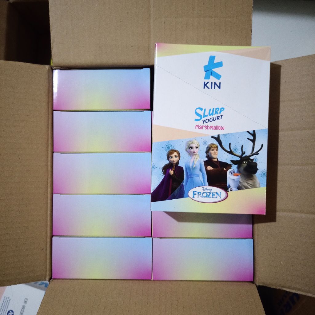 Jual Kin Slurp Yogurt Dus Isi 100pcs (10 box) | Shopee Indonesia