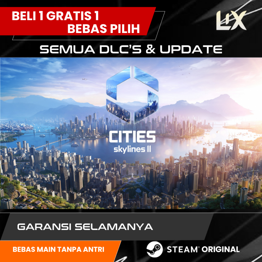 Jual Cities Skyline 2 Ultimate Edition - PC/Laptop - Original Download