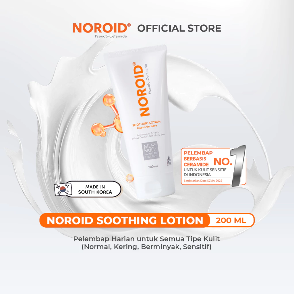 Noroid Soothing Lotion Pelembab Kulit Kering 200ml