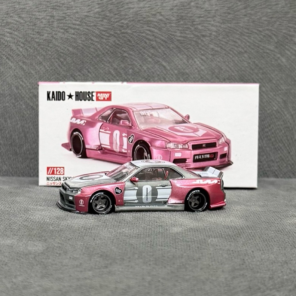 Jual mini gt kaido r34 pink chase | Shopee Indonesia