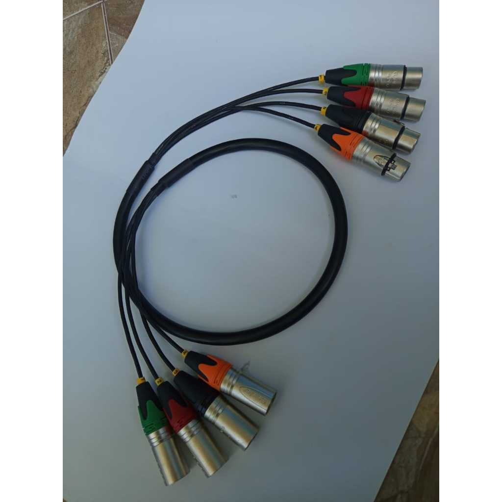 Jual kabel snake isi 4 lengkap jeck canon xlr panjang 1( satu )meter ...