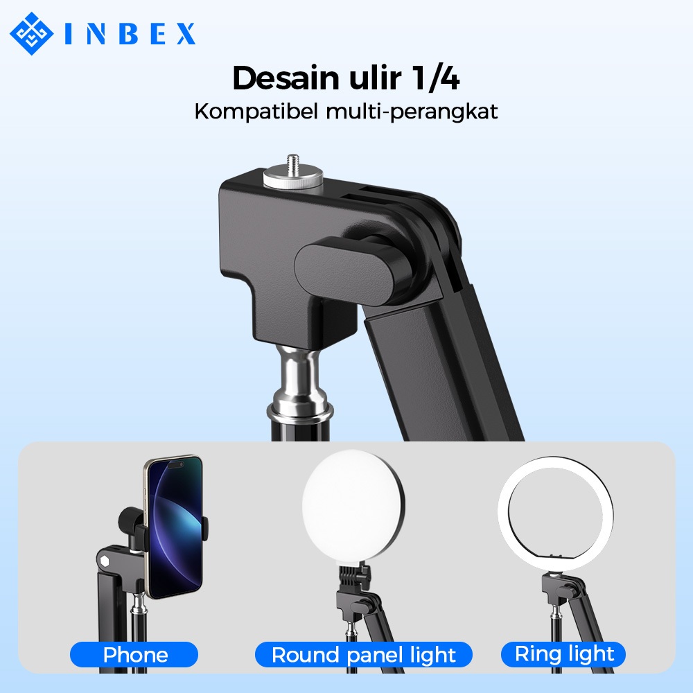 Jual INBEX 2.1M Tripod dengan Kuat Untuk Konten Kreator Fotografi ...