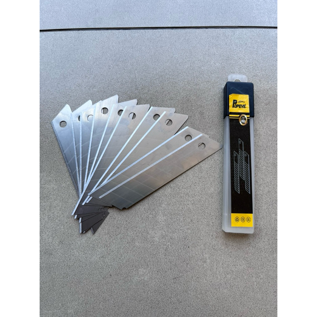 Jual isi cutter/anak cuter/reffil blade isi 10pcs | Shopee Indonesia