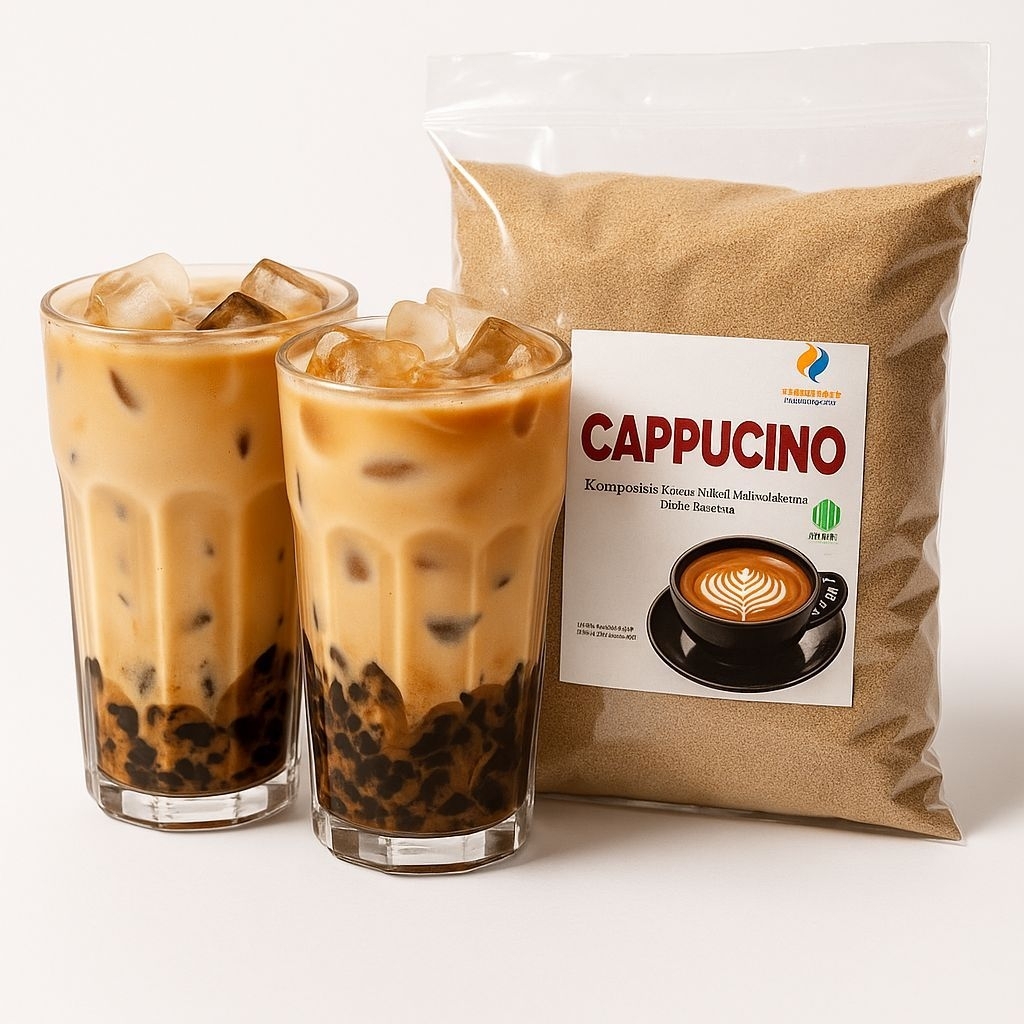 Jual BUBUK MINUMAN CAPPUCINO UNTUK JUALAN CAPCIN ISI 1KG | Shopee Indonesia