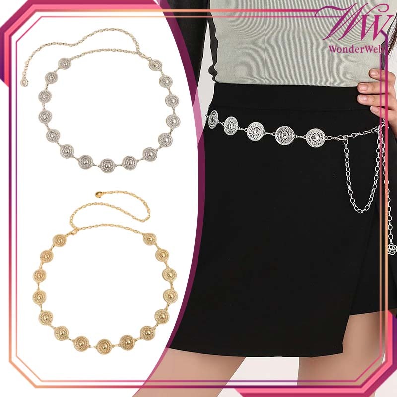 Jual Rantai Pinggang Wanita Belt Rantai Wanita Logam Ikat Pinggang Tali ...