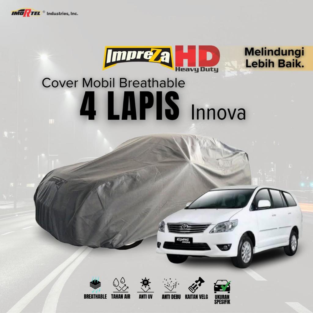 Jual Cover Mobil Innova IMPREZA HD 4 Lapis Premium Anti Air Anti UV ...