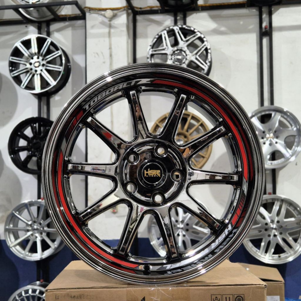Jual Velg mobil innova ring 17 merk HSR TYPE Toboali lebar 8,5 inch ...
