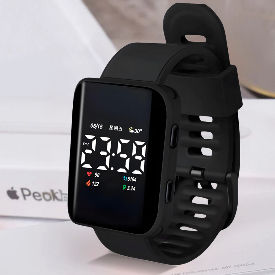 Jual jam tangan anak sekolah tk sd anti air led keren sport premium ...