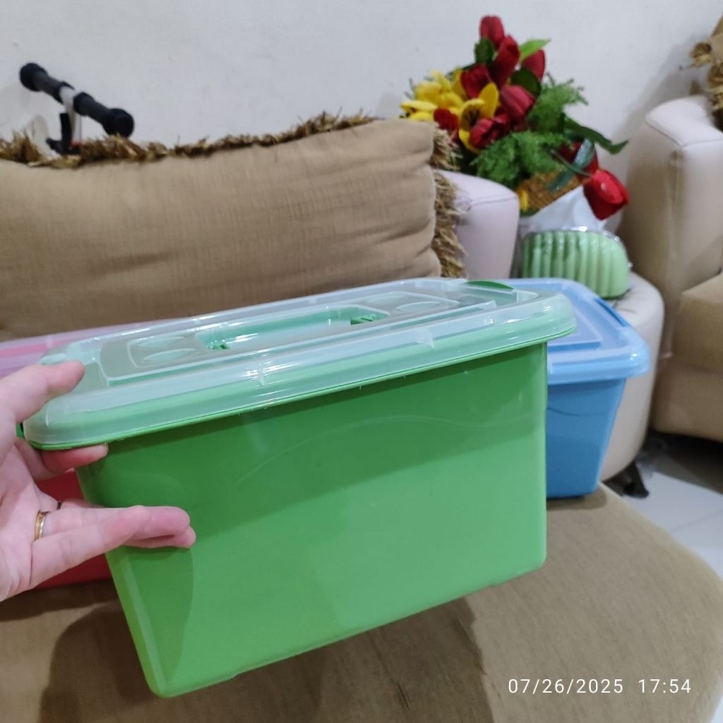 Jual CONTAINER BOX 10LT KOTAK WADAH KOTAK PENYIMPANAN SERBAGUNA ...