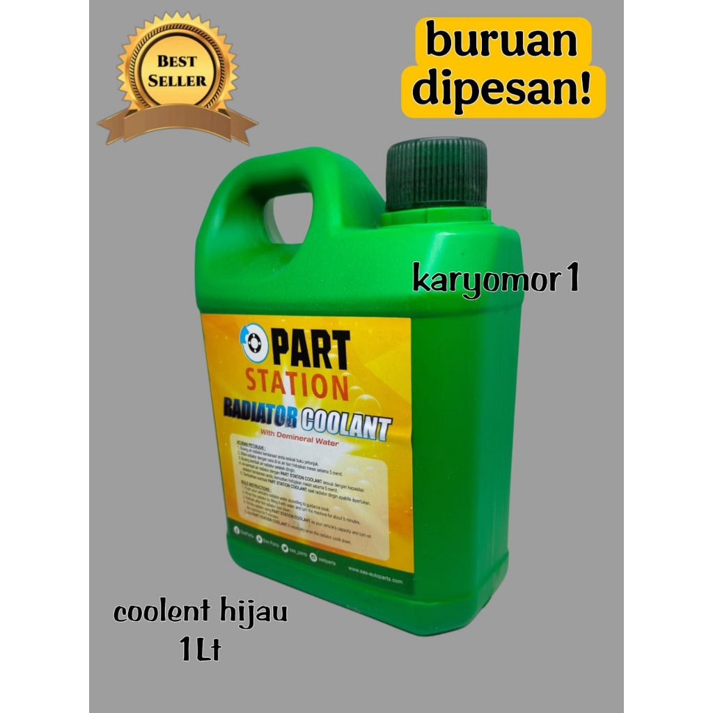 Jual COOLENT PART STATION Air radiator motor + mobil Air radiator 1ltr ...