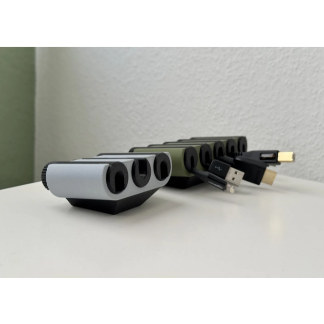 Jual Desk Cable Management Holder Organizer Penjepit Kabel Meja ...