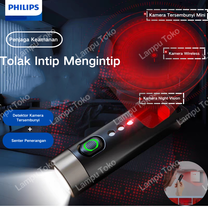 Jual COD Philips SFL1121 Flashlight Keychain Senter led Mini Super ...